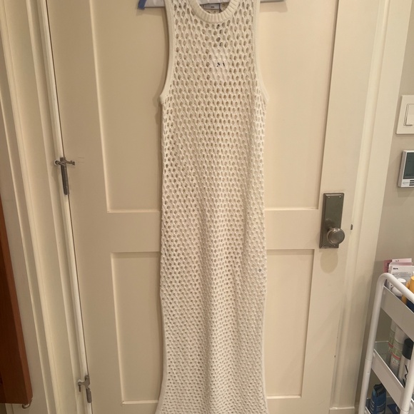 Ry Open Knit Sweater Dress Coverup - LNA - size M - Picture 4 of 5